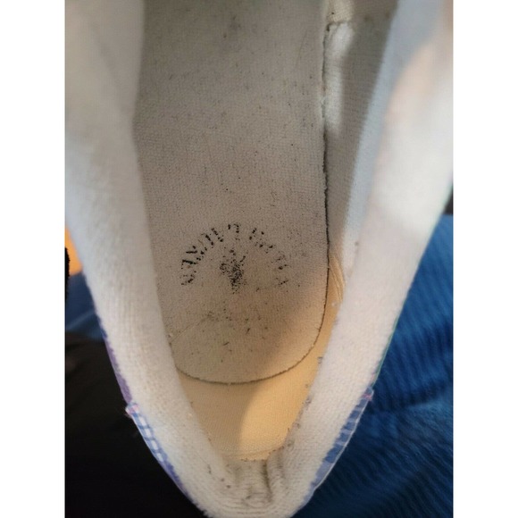 Polo Ralph Lauren Sneakers PLAID Tennis Shoes Men’s /Youth Sz 4.5 US Euro Sz 36 - Picture 6 of 9